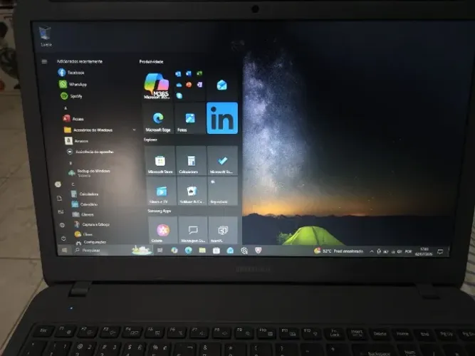 Notebook Samsung linha essentials