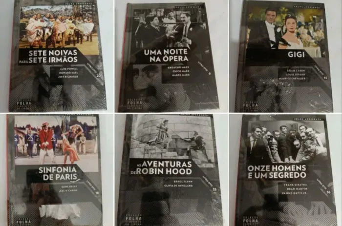 Livro+DVD coleção Folha filmes clássicos lacrados