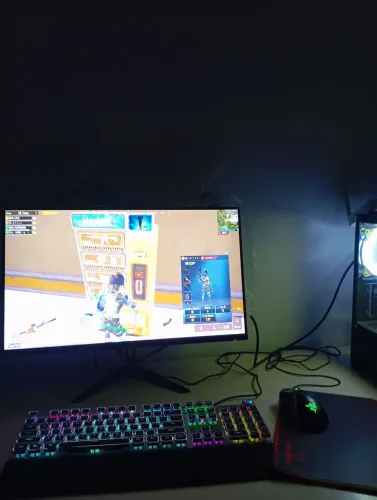 Pc completo gamer com monitor de 180 mz 16 GB teclado mouse 
