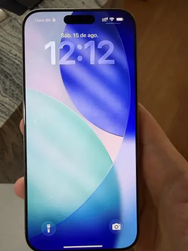 iPhone 16 pro max - 256gb - Vidro traseiro rachado