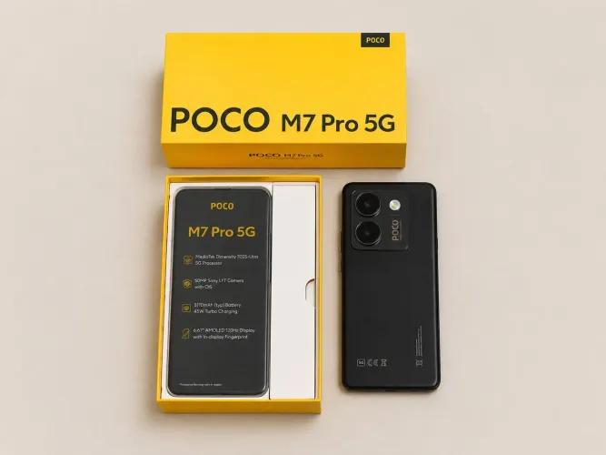 POCO M7 Pro 5G 512GB / 12GB RAM - Completo na Caixa | Aceito Troca por iPhone