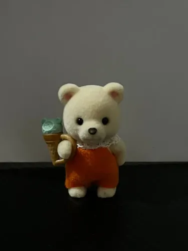 sylvanian families - baby shopping series ursinho com sorvete