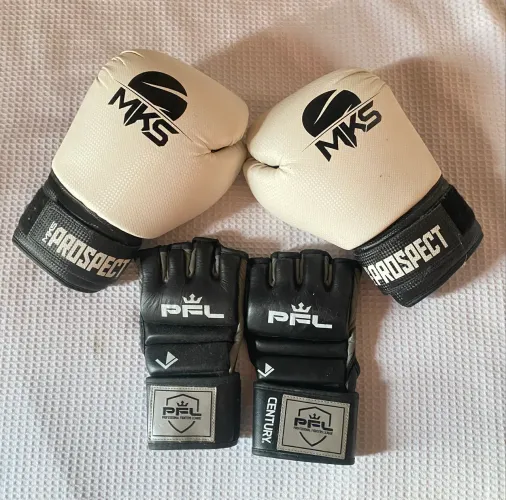 Luva de boxe e de MMA profissional.