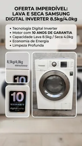 Lavadora e secadora Samsung 8kg