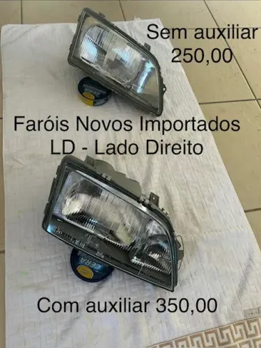 Faróis novos do Omega / Suprema - Lado Direito