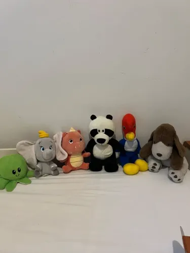 CONJUNTO DE BICHINHOS DE PELÚCIA