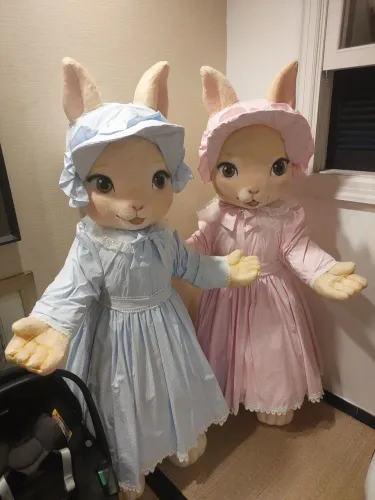 Coelhos decorativos