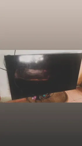 TV COM A TELA QUEIMADA