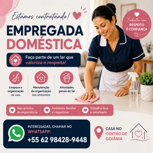Empregada Doméstica | Centro de Goiânia