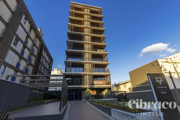 Apartamento mobiliado para alugar com 1 quarto no Batel Edifício Temple