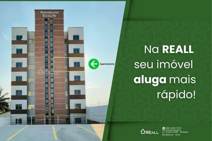 APARTAMENTO PARA LOCAÇÃO, PRÓXIMO A UNINORTE, JARDIM DE ALAH, RIO BRANCO, AC