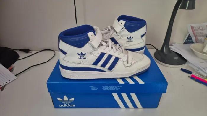 Tênis adidas forum mid branco Novo
