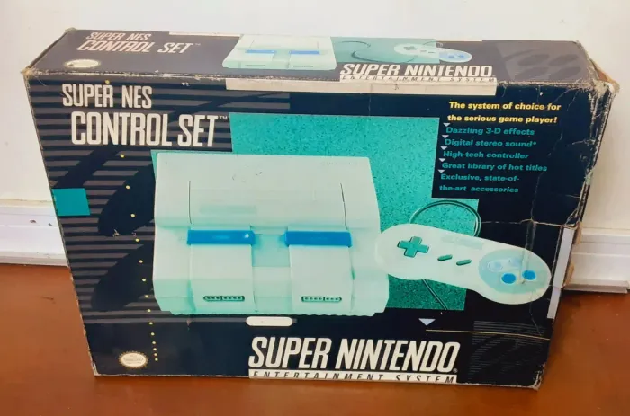 Caixa original Super Nintendo
