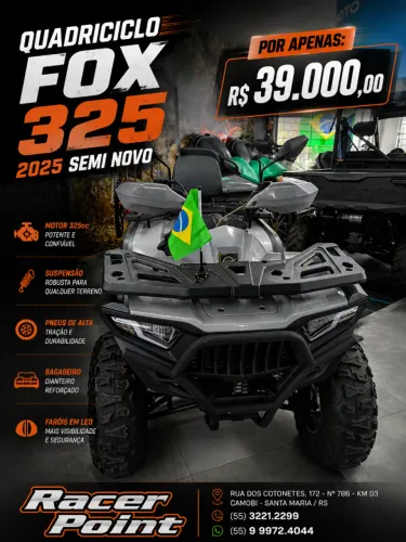 QUADRICICLO MXF MOTORS 325 4X4 2025 SEMI NOVO 