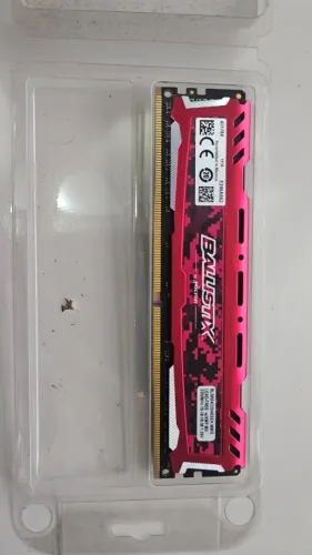 Memória RAM Crucial Ballistix 8GB DDR4 3200MHz | Funcionando 100%