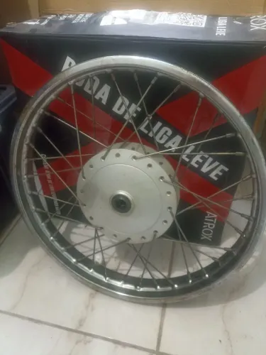 Roda dianteira Raiada, velocímetro a cabo Start 160 2016, Fan 160 