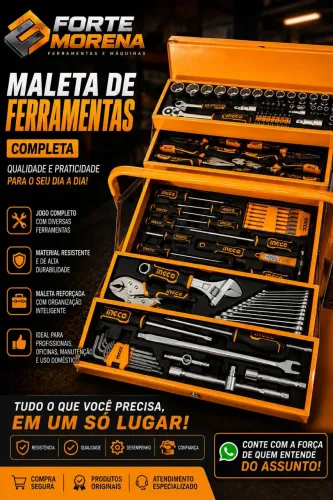 Caixa de ferramentas 116 pçs 5 gavetas