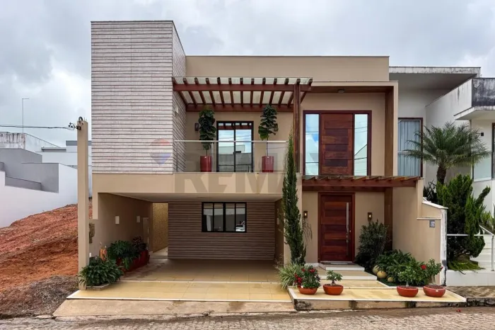 Casa com 4 quartos mobiliada em condomínio com piscina - Andaiá - Santo Antônio de Jesus -