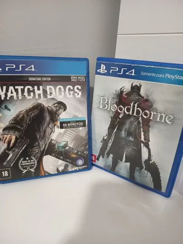 Bloodborne e Watch Dogs PS4 e PS5 