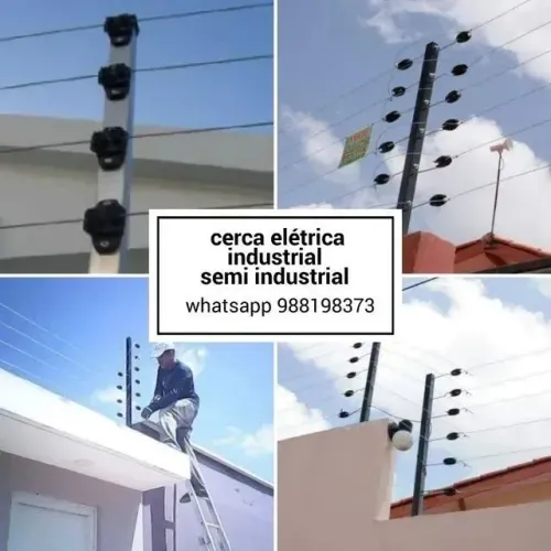 Cerca elétrica com 06 fios 