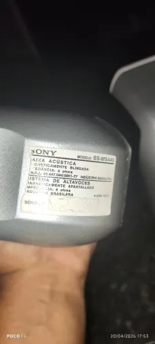 Caixas acústicas reviver sony