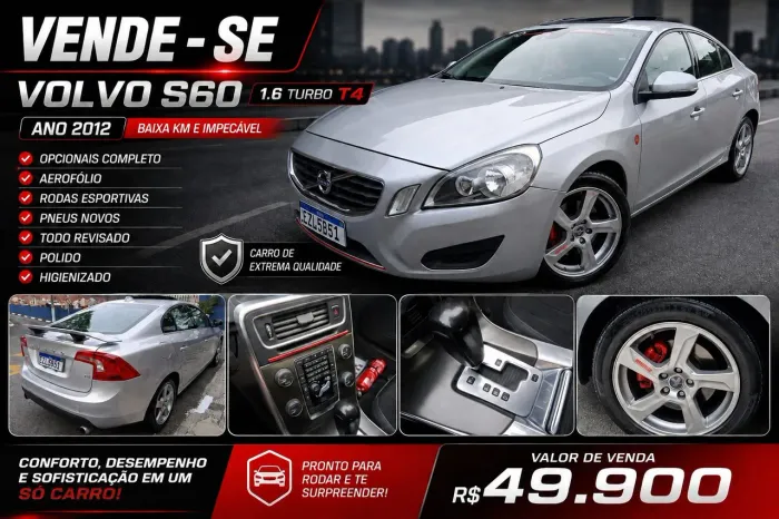 Volvo S60 T-4 1.6 180cv 4P 2012