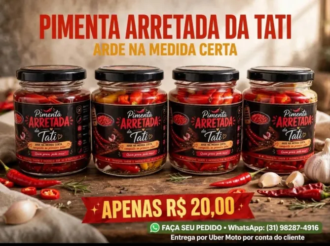 PIMENTA SABOROSA E BARATA!