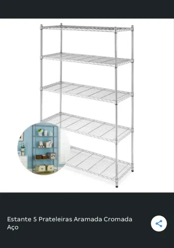 Prateleira inox
