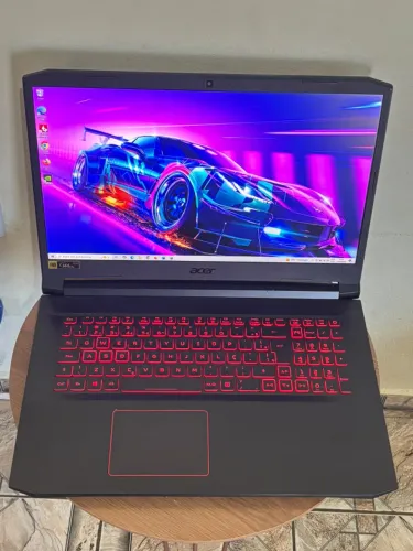 Notebook Gamer Acer Nitro 5 - i7 de 10 Ger.- Mem. de 16GB - SSD 128gb + Hd - GTX 1650 - 17