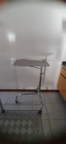 Mesa de mayo hospitalar 100% aço inox