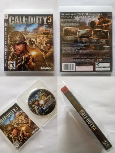 Jogos ps3 original - Call of Duty 3 - FAÇO OLX PAY!
