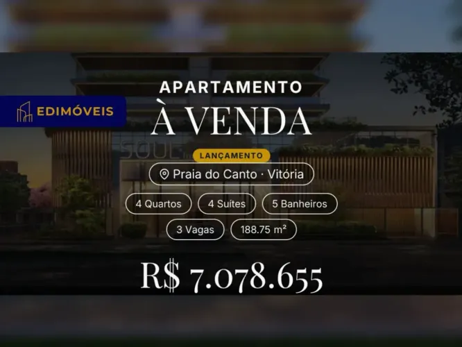Soul for Life: seu novo lar na Praia do Canto, Vitória!