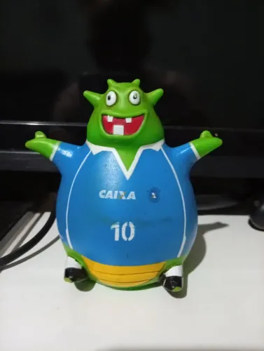 Boneco Babu Poupançudo da Caixa econômica vintage dos anos 2000 colecionável