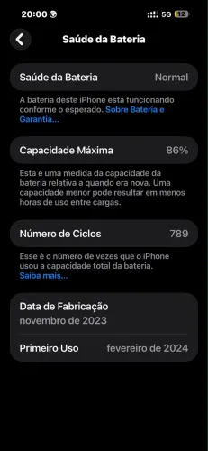 Vendo iPhone 15 pro Max 256g impecável