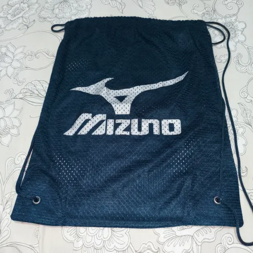 Sacochila Mizuno Esportiva Mesh - Azul Marinho - Original