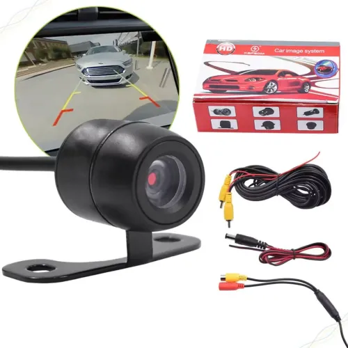 Câmera de Ré Automotiva HD Universal com Visão Noturna