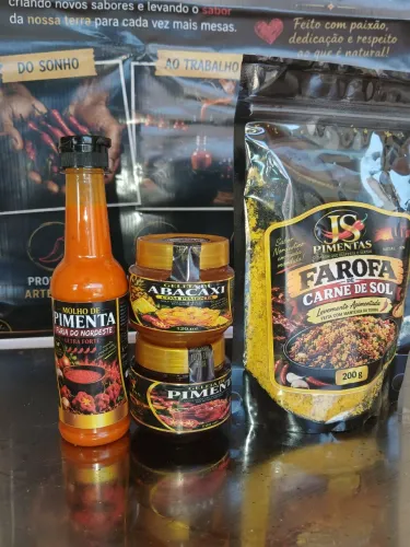 Kit churrasco js pimentas apenas 60.00