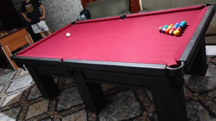 MESA DE BILHAR SEMI PROFISSIONAL 6 PÉS 