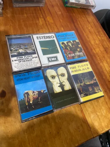 Fitas cassete fita k7 Pink Floyd
