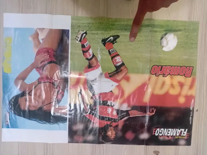 Pôster Romario e Palinha Flamengo 98