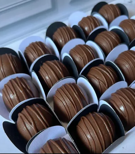 Mini trufas para festa