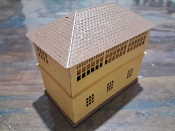 Cabine de estação ferromodelismo HO 
