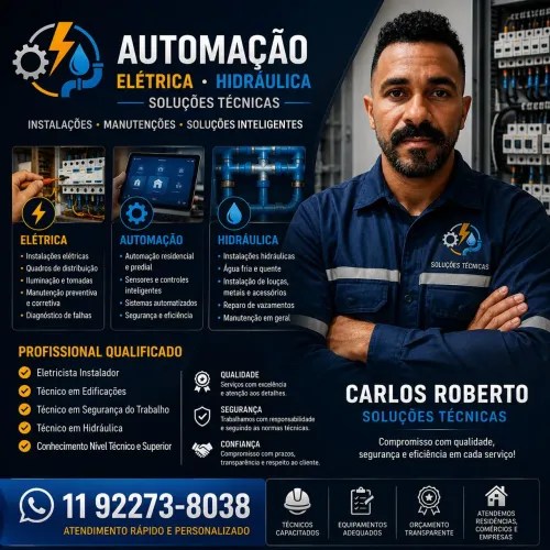 Elétrica automação hidráulica