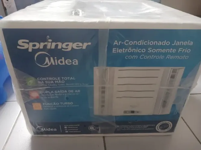 Ar Condicionado de Janela Springer Midea 7.500 BTU com controle (novo na caixa)