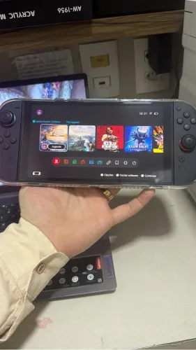 Switch 2 novo + conta com jogos + case + película 