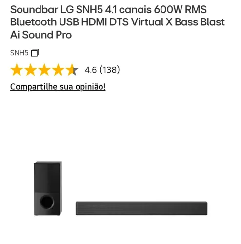Soundbar LG