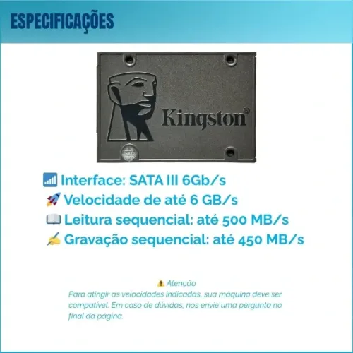 HD SSD 240 Kingston SA400S37/240G