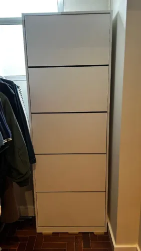 SAPATEIRA BRANCA TOK STOK PISO/PAREDE 5 PORTAS