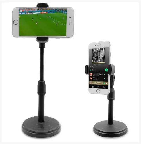 Suporte Universal de Mesa para Celular de Plástico, Preto - Oberon em são Luís ma