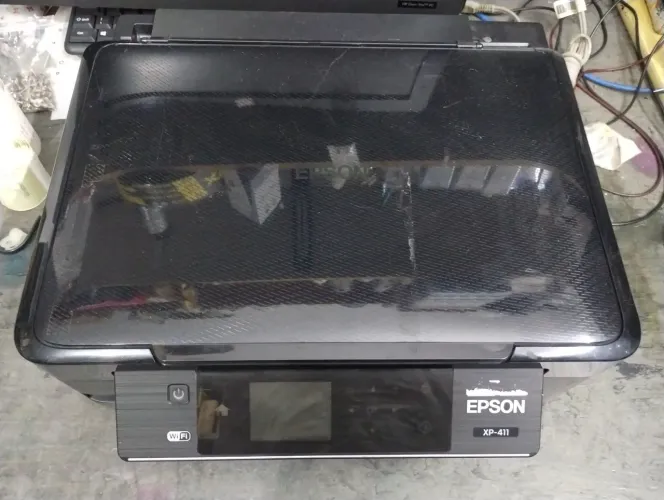 Impressora Epson XP-411 cabeça ruim restante ok
